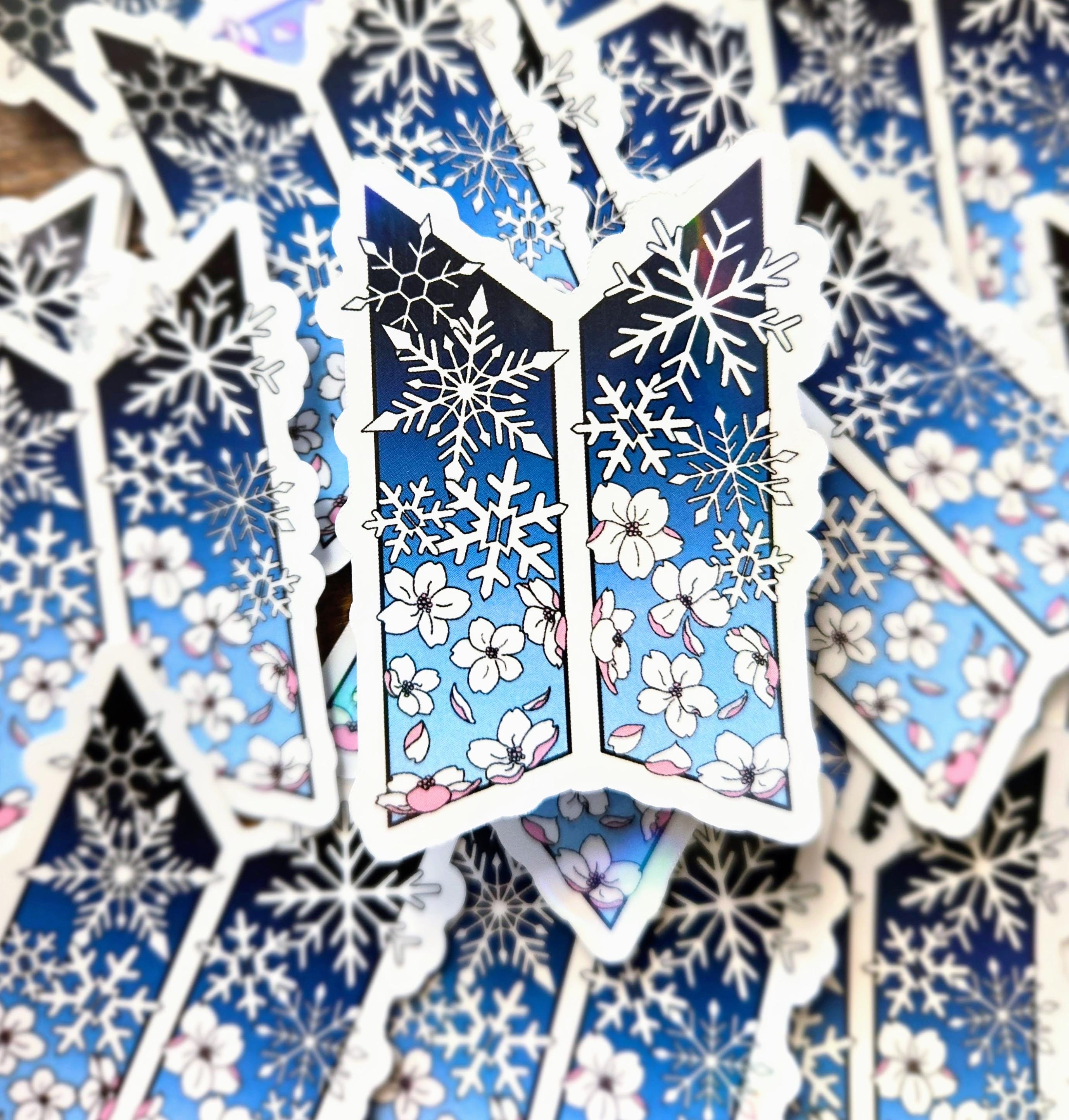 BTS Spring Day Inspired Logo - Vinyl Holographic Sticker | K-Pop Collectable