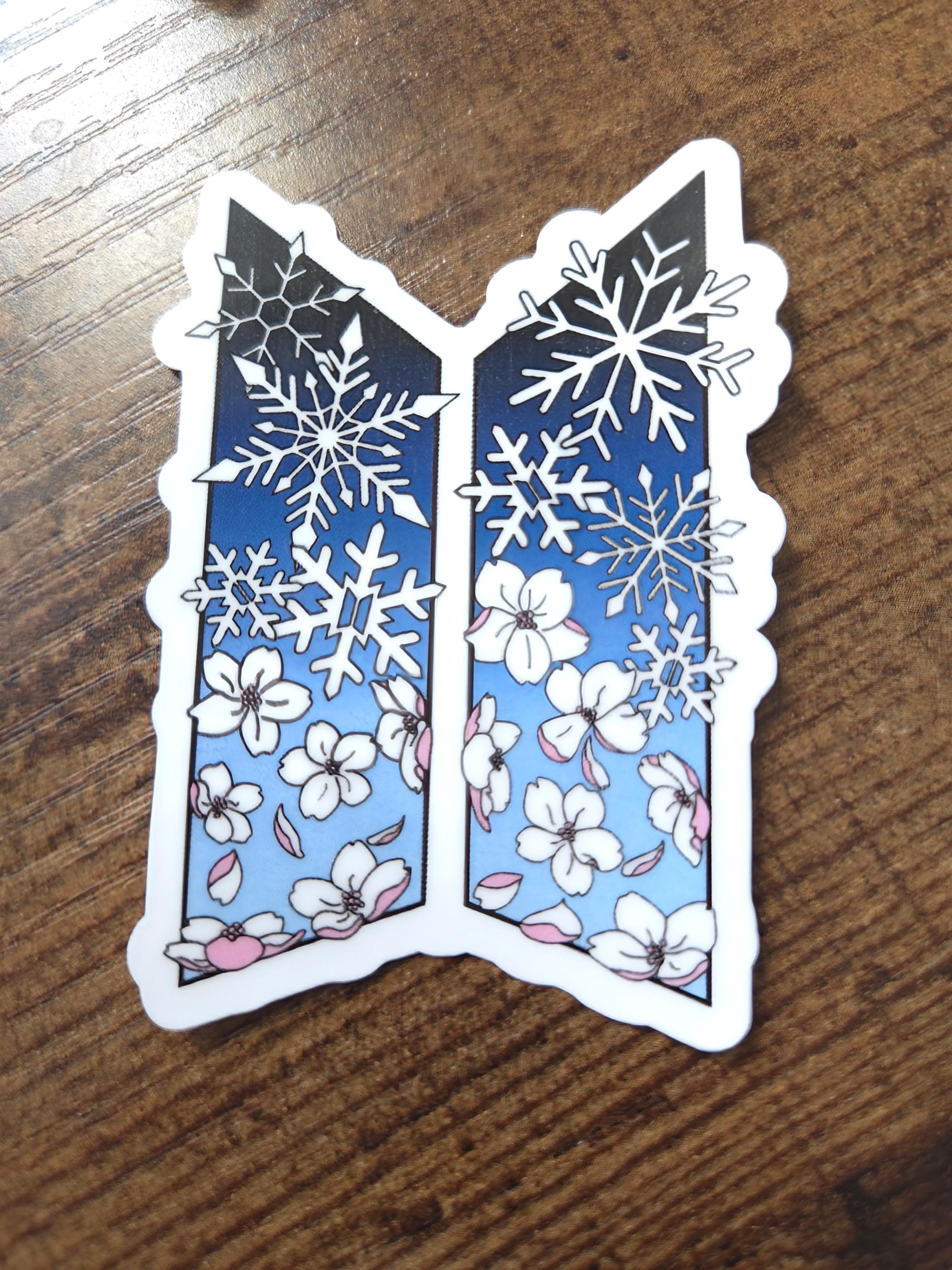 BTS Spring Day Inspired Logo - Vinyl Holographic Sticker | K-Pop Collectable