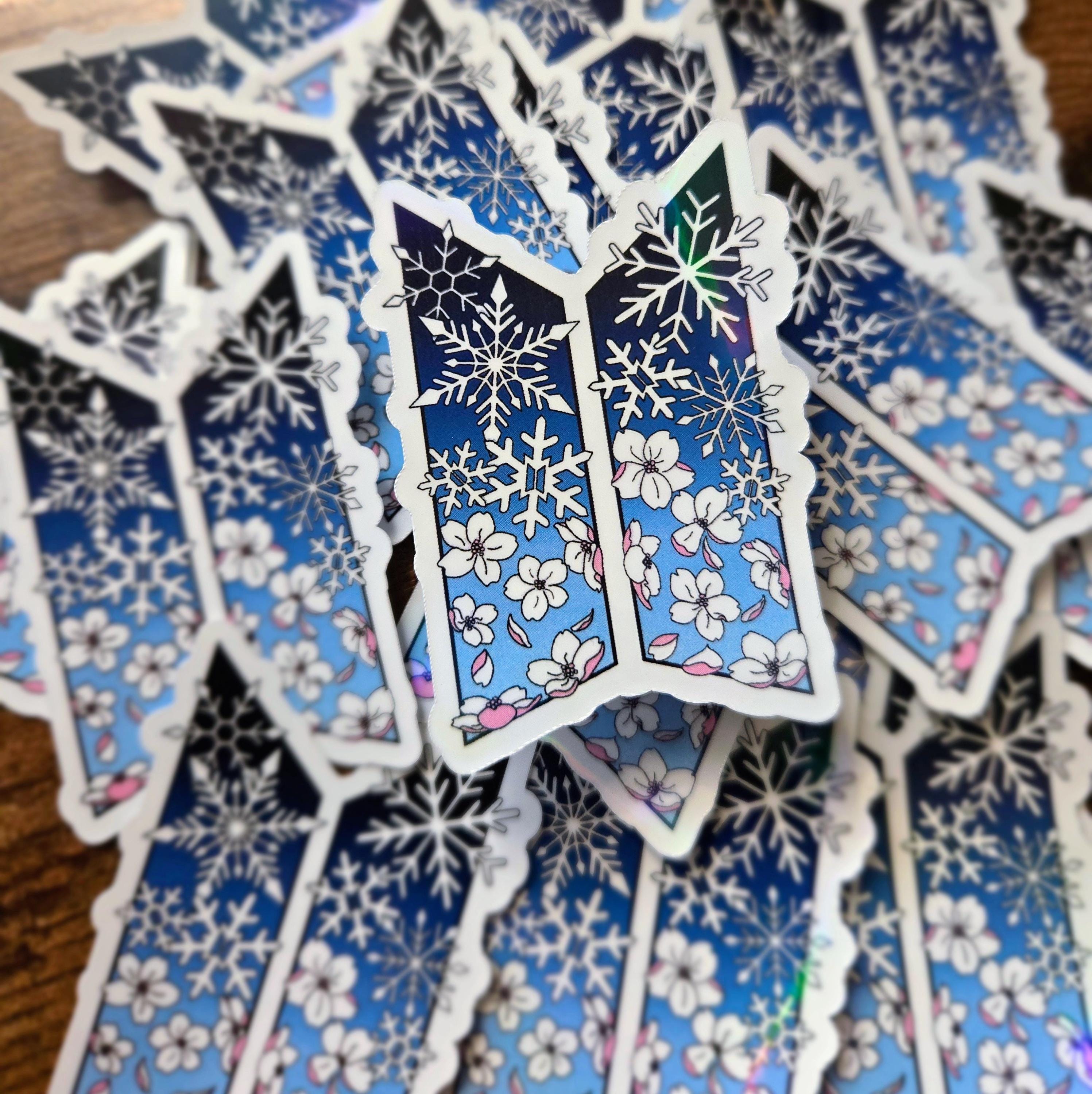 BTS Spring Day Inspired Logo - Vinyl Holographic Sticker | K-Pop Collectable